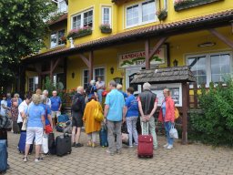 Ankunft im Landgasthof